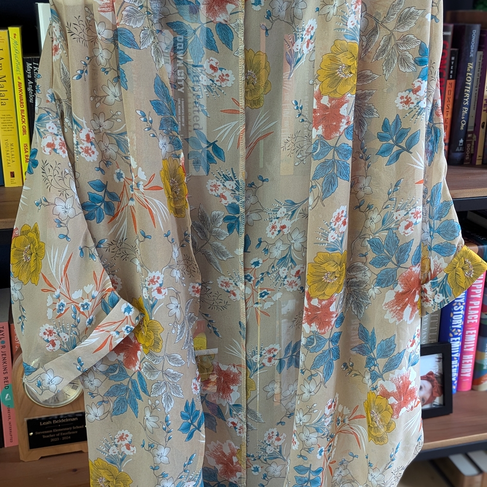 Amazon Floral Women's Swim Coverup - Multicolor